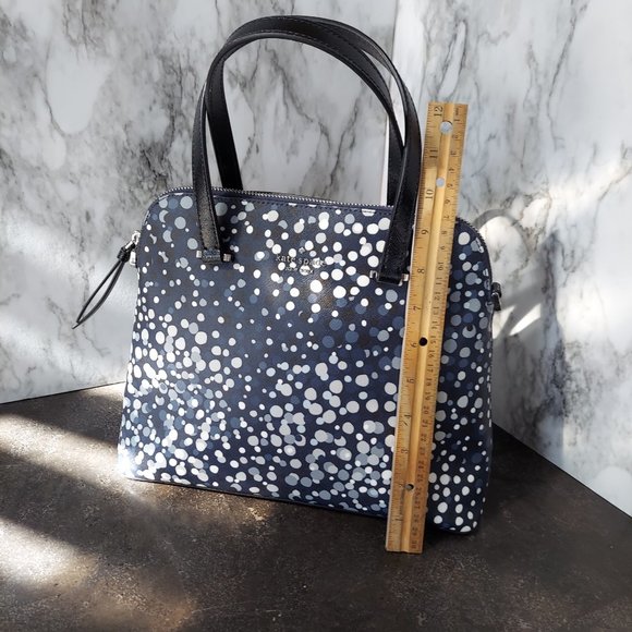 Kate Spade Sadie Large Dome Satchel Leather Crossbody Purse Handbag - Picture 7 of 8